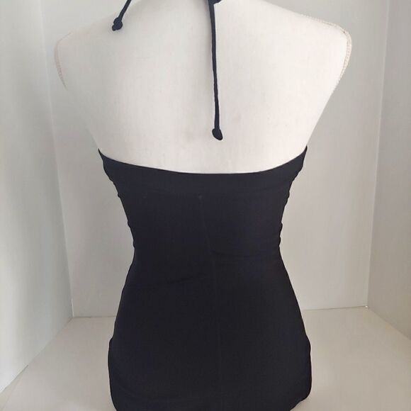 Carol Wior Women's One Piece Bathing Suit Black Size 8 - Picture 3 of 7